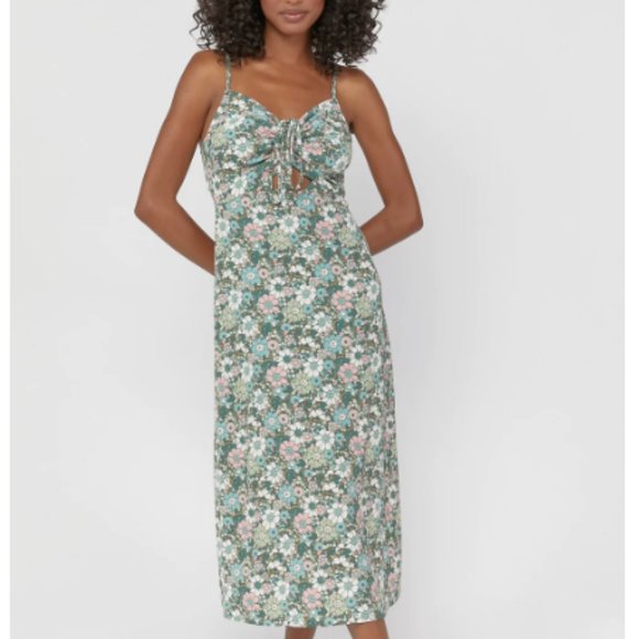 Size Small Green Bundle Cardigan Cargo Pants Midi Dress and Halter - Picture 8 of 14